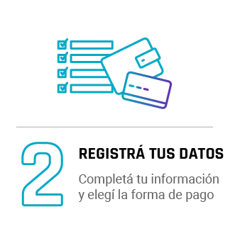 Registrá tus datos